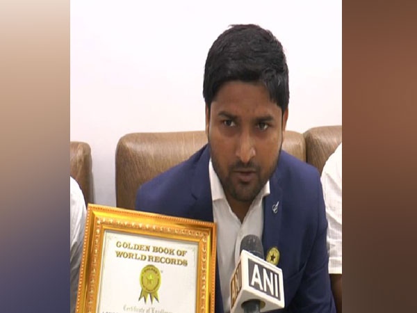 Alauddin, new record breaker speaking to ANI Photo/ANI