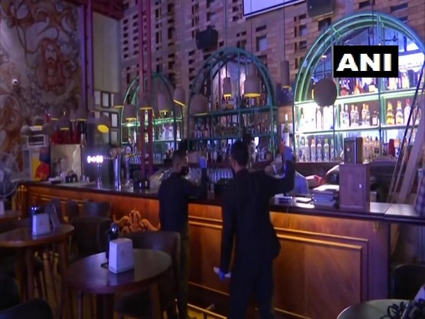 Pubs and restaurants in Bengaluru, Karnataka, have started serving liquor. (Photo/ANI)