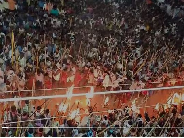 Devaragattu's annual Banni festival celebrated in Kurnool district [Photo/ANI]