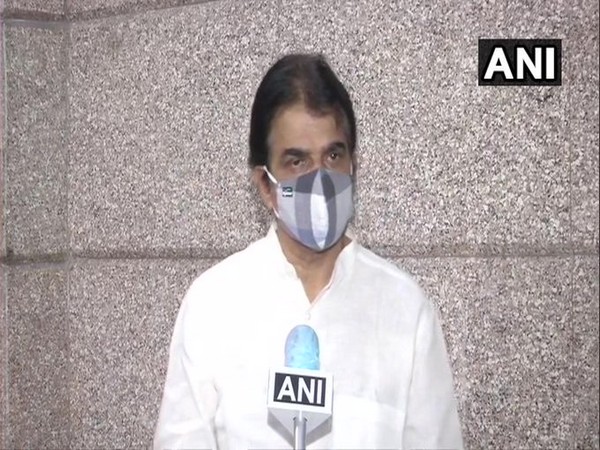 Congress General Secretary KC Venugopal speaking to ANI on Monday. Photo/ANI