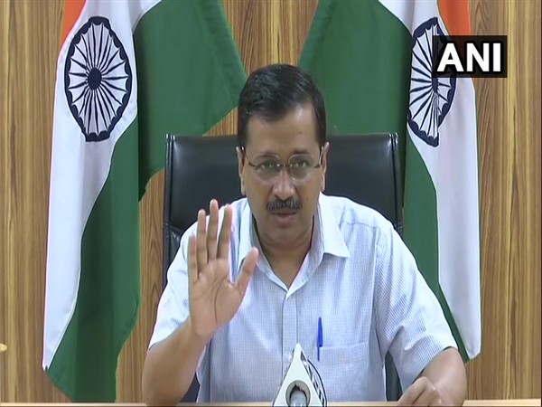 Delhi Chief Minister Arvind Kejriwal addressing a digital press conference in New Delhi on Sunday. Photo/ANI