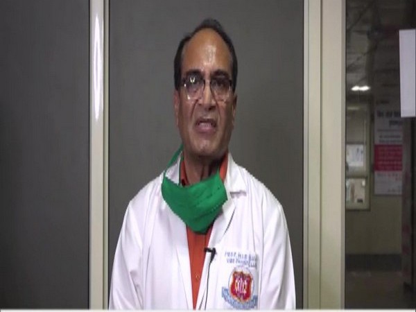 MLB Bhatt, Vice-Chancellor, King George's Medical University speaking about the cancer survivor who defeated corona. Photo/ANI