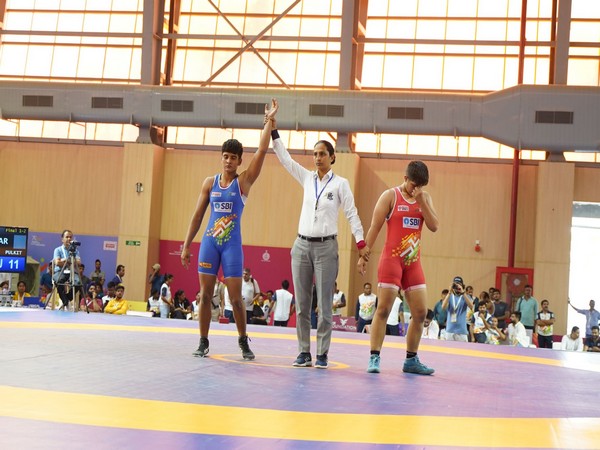 Haryana's Pulkit won Women's 65 Kg wrestling bout at KIYG 2021