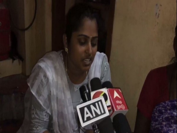 Bama Priya, sister of Rifleman D Lakshmanan.(Photo/ANI)