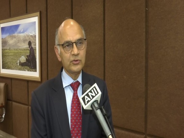 Jammu and Kashmir election commissioner KK Sharma speaking to ANI on Wednesday. Photo/ANI