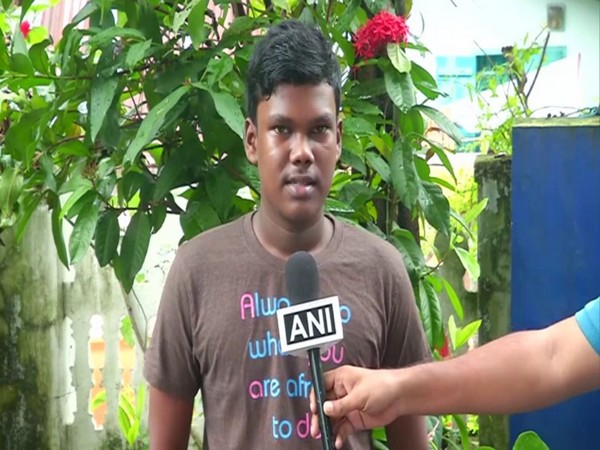 Sreehari Rajesh, student, Kochi, Kerala. (Photo/ANI)