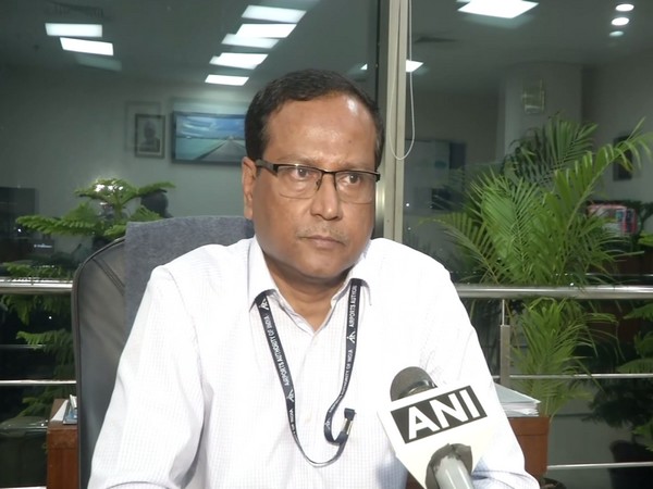 Kolkata airport director Kaushik Bhattacharjee talking to ANI on Saturday.