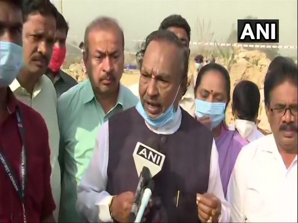 KS Eshwarappa speaking to ANI in Shivamogga on Friday.