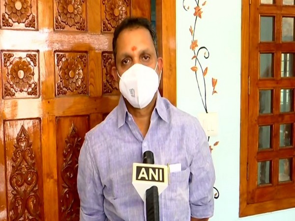 Kerala BJP chief K Surendran speaking to ANI in Thiruvananthapuram on Saturday. Photo/ANI