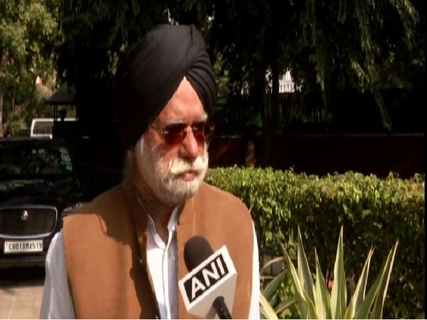 KTS Tulsi talking to ANI in New Delhi on Monday. Photo/ANI