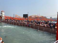 Har Ki Pauri Ghat. (Photo/ANI)