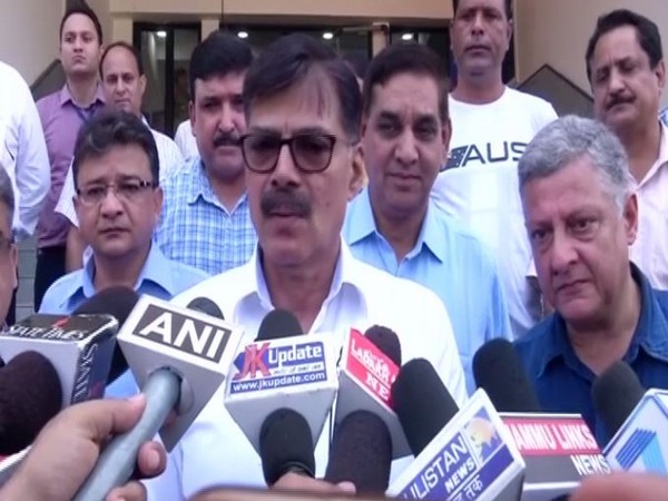 K Vijay Kumar while talking to reporters in Jammu on Wednesday. Photo/ANI