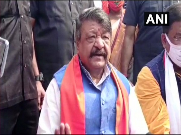    Bharatiya Janata Party's (BJP) West Bengal in-charge, Kailash Vijayvargiya talking to reporters on Sunday.