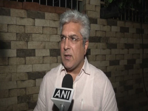 Delhi Transport Minister Kailash Gahlot talking to ANI on Wednesday. Photo/ANI