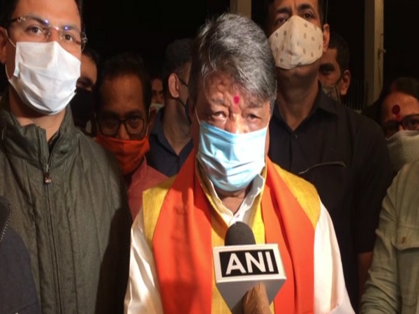 BHP national general secretary Kailash Vijayvargiya speaking to ANI in Siliguri on Monday [Photo/ANI]