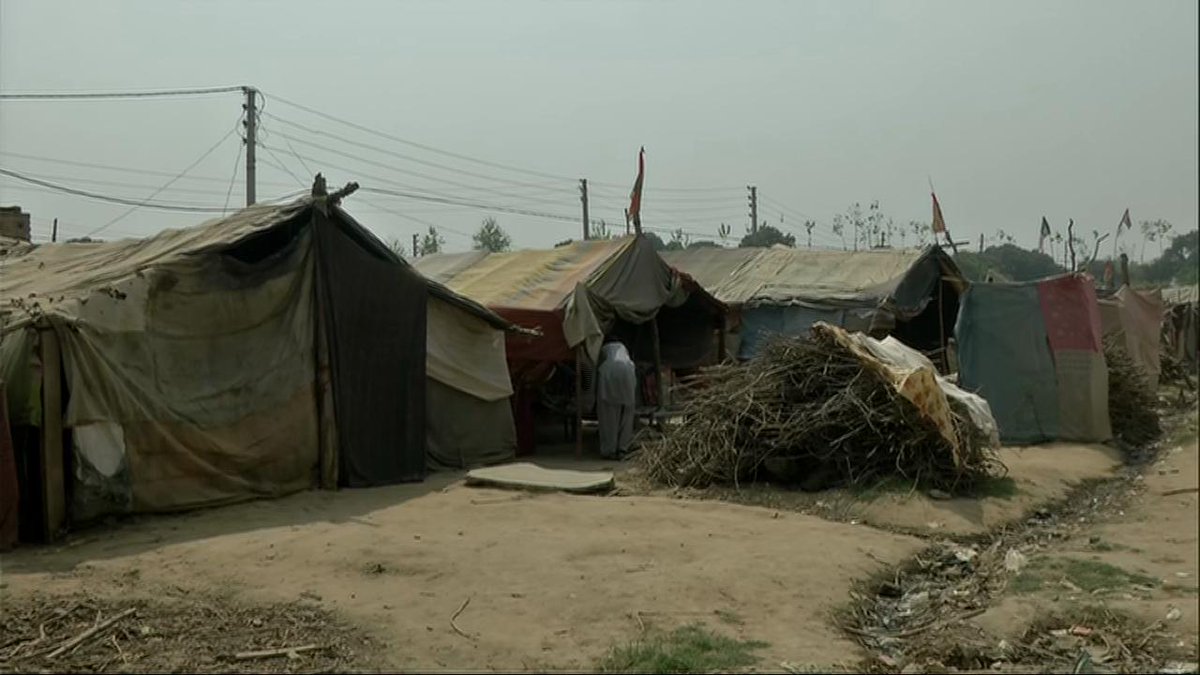 Refugee camps in Kairana where the victims of the 2013 Muzaffarnagar riots resides. (Photo:ANI)