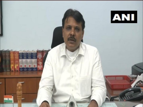 Kalaburagi Deputy Commissioner Sharat B speaking to ANI on Thursday. Photo/ANI