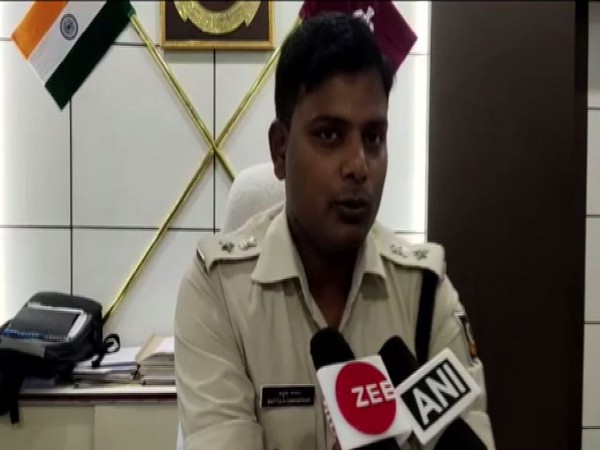 Bhawanipatana police inspector B.K.Chhatria sharing details of the raid.