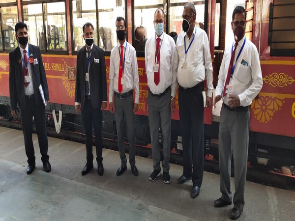 Kalka-Shimla Heritage rail resumes after seven months (Photo/ANI)