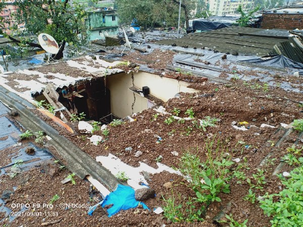 Roof collapsed in Kala (Photo/ANI)