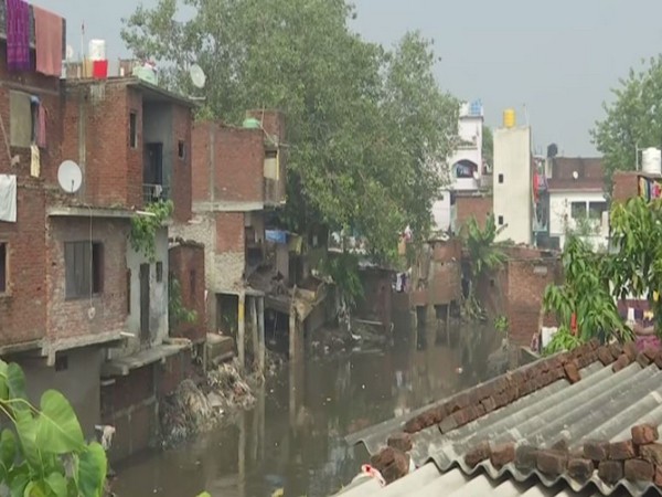 Visuals of flood-affected Kalyani view in Rudrapur district of Uttarakhand (Photo/ANI)