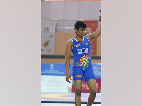 Maharastra's wrestler Kalyani Gadekar at KIYG 2021 (Image: SAI/MYAS)