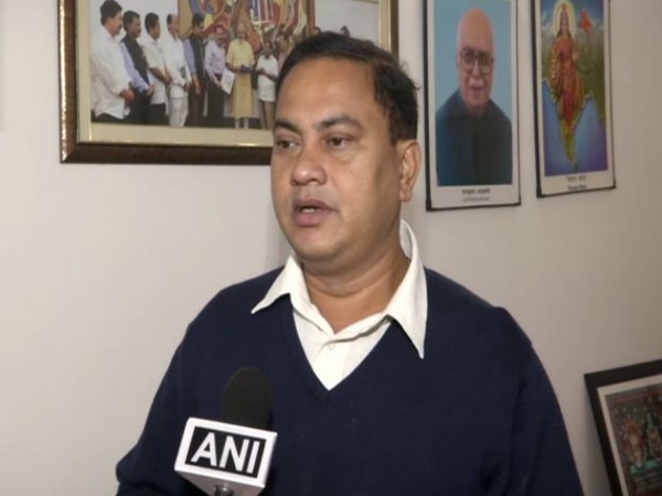 BJP Rajya Sabha lawmaker Kamakhya Prasad Tasa speaking to ANI in New Delhi on Thursday. Photo/ANI