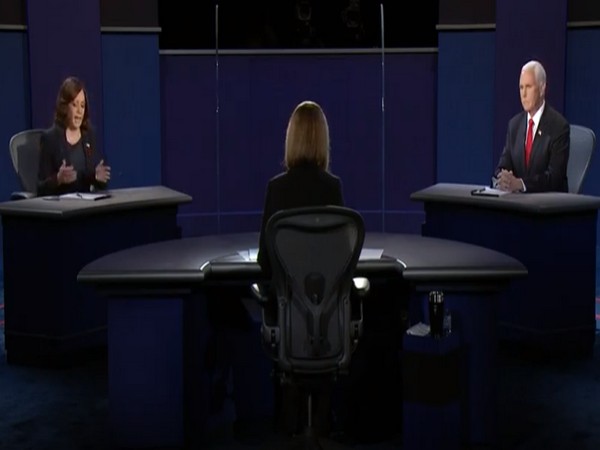 US Vice President candidates Kamala Harris and Mike Pence debating on the various policy decisions taken by President Donald Trump.