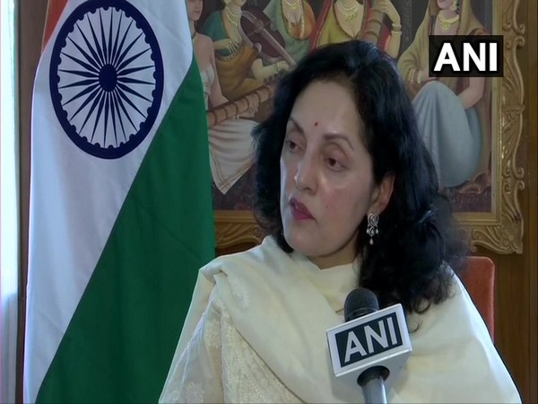 Indian ambassador to Bhutan Ruchira Kamboj speaking to ANI