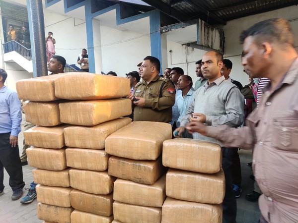 600 kg ganja seized in Kamrup, Assam.