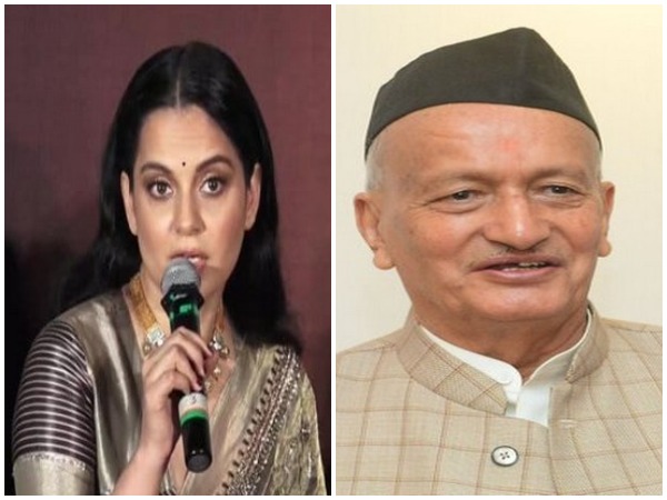 Bollywood actor Kangana Ranaut and Maharashtra Governor Bhagat Singh Koshyari.