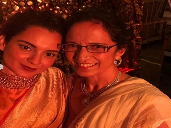 Bollywood actor Kangana Ranaut with her mother, Asha Ranaut (Image courtesy: Instagram) 