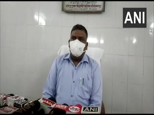 Dr RB Kamal, Principal, GSVM Medical College speaking to media. (Photo/ANI(