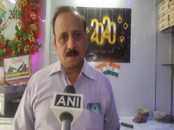 Shanti Sweet House owner Ajay Gupta speaking to ANI in Kanpur on Saturday. (Photo/ANI)