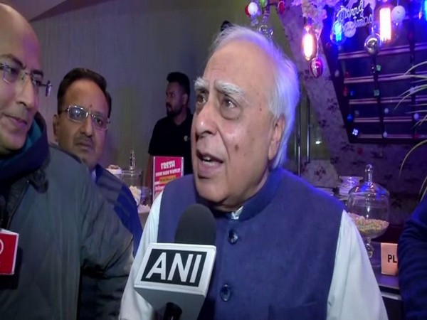 Senior Congress leader Kapil Sibal speaking to ANI on Monday.