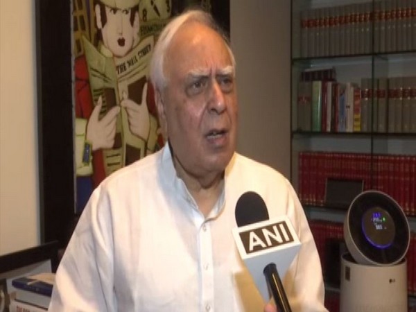 Senior Congress leader Kapil Sibal speaks to ANI in New Delhi [Photo/ANI]