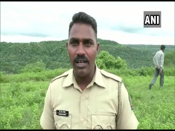 Forest guard, KN Taral speaking to ANI. Photo/ANI
