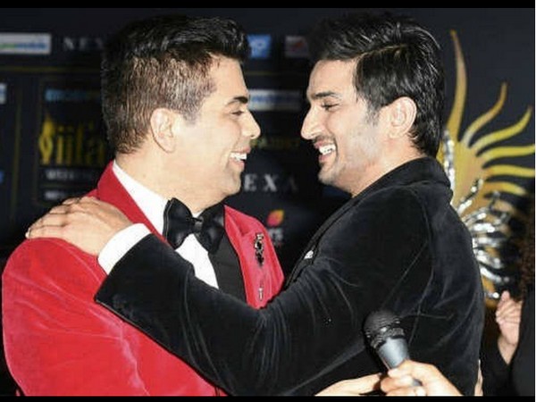 Director Karan Johar with late actor Sushant Singh Rajput (Image source: Instagram) 