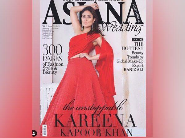 Kareena Kapoor Khan as the cover girl of Asiana Wedding International Magazine (Image courtesy: Instagram)