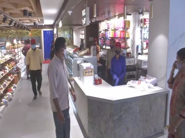 A view of a sweet shop in New Delhi's Karol Bagh on Sunday. Photo/ANI