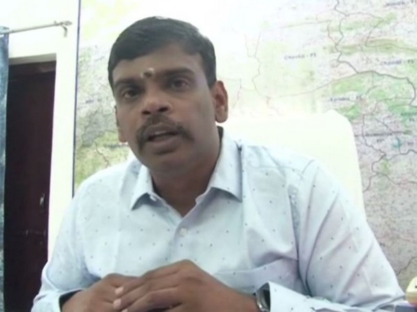 S Karthik, SP Seraikela Kharsawan (Photo/ANI)