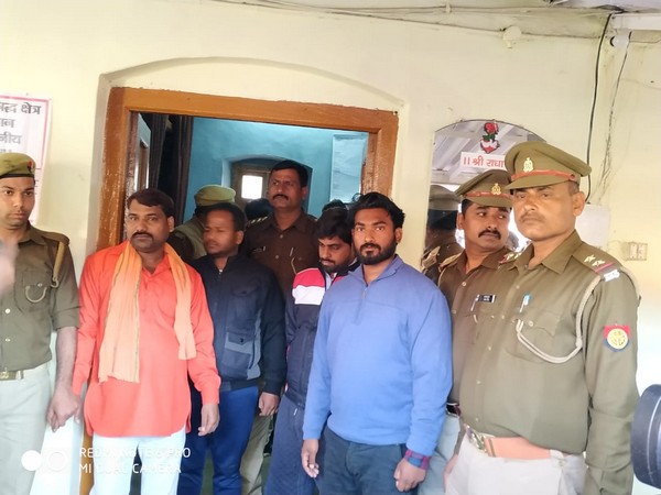 Police arrest four accused who thrashed two Kashmiri youths in Daliganj, Uttar Pradesh. Photo/ANI