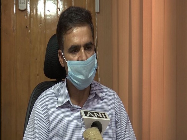 Farooq Ahmad Rather, Director, Department of Floriculture, Jammu and Kashmir speaking to ANI on Monday. (Photo/ANI)