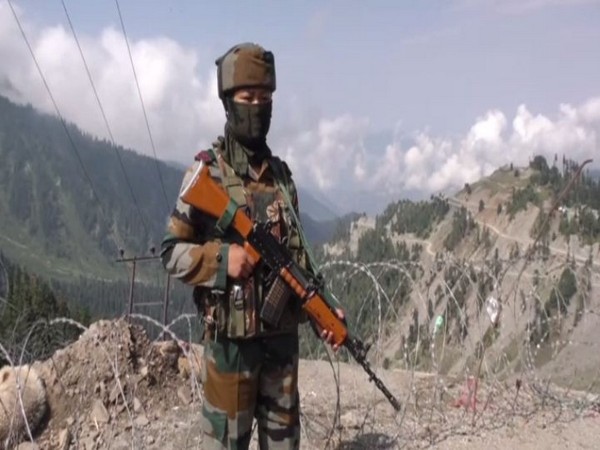 Women soldiers deployed in J-K's Kupwara to check weapons and drug smuggling. Photo/ANI