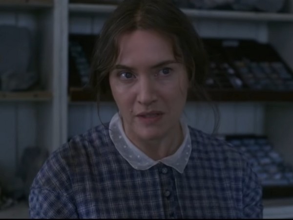 A still from the official trailer of 'Ammonite' featuring actor Kate Winslet (Image source: YouTube) 