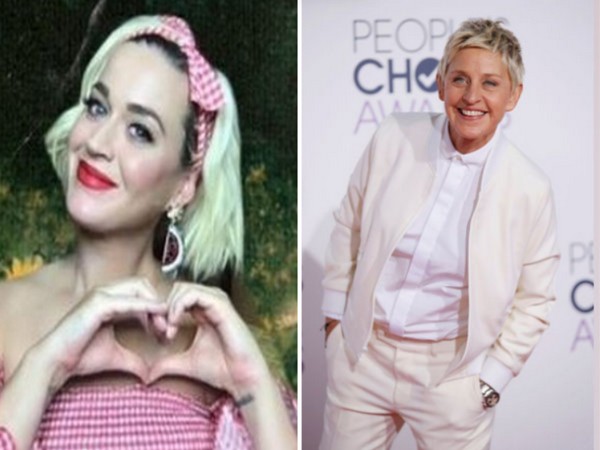 Singer Katy Perry and American comedian Ellen DeGeneres (Image source: Instagram) 