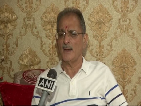 Former Deputy Chief Minister of Jammu and Kashmir Kavinder Gupta speaking to ANI in Jammu on Monday. (Photo/ANI)