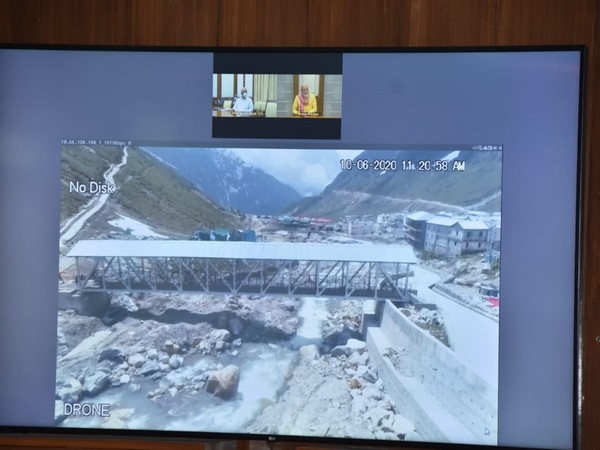 Prime Minister Narendra Modi took a review of the developmental works being carried out in Kedarnath Dham. (Photo/CM TS Rawat Twitter)