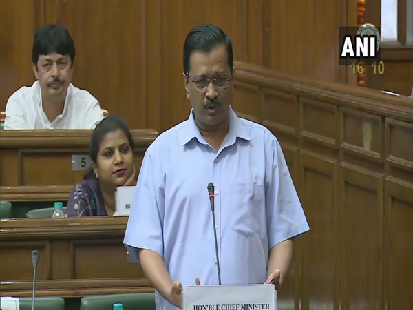 Chief Minister Arvind Kejriwal speaking in Delhi Assembly on Friday.