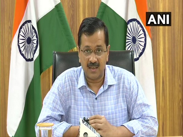 Delhi Chief Minister Arvind Kejriwal addressing a press conference on Tuesday.
